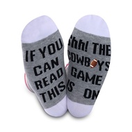 GJTIM 2 PAIRS American Football Gift Socks Football Fans Gift Funny Birthday Gift Novelty Football S