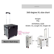 4 Wheels Easy Carry Foldable Shopping Trolly Cart 360 degree rotatable cart 5.5 and 7cm wheels diame