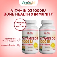 [TWIN PACK] Nutri Botanic Vitamin D3 1000IU Fight Vitamin D Deficiency Vitamin D Supplement