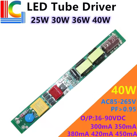T5 T8 T10 LED Tube Adapter Driver 300mA 350mA 380mA 400mA 420mA 450mA 25W 28W 30W 36W 40W Power Supp
