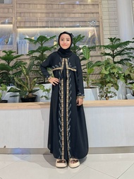 Gamis Arabian Turkey bordir bertabur Mote Swarosky//Gamis Arabian Dewasa Elegant Termewah Termurah//