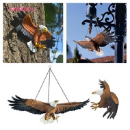 Lohobby Polyresin Eagle Flight of Freedom American Bald Eagle Hanging Bird Statue