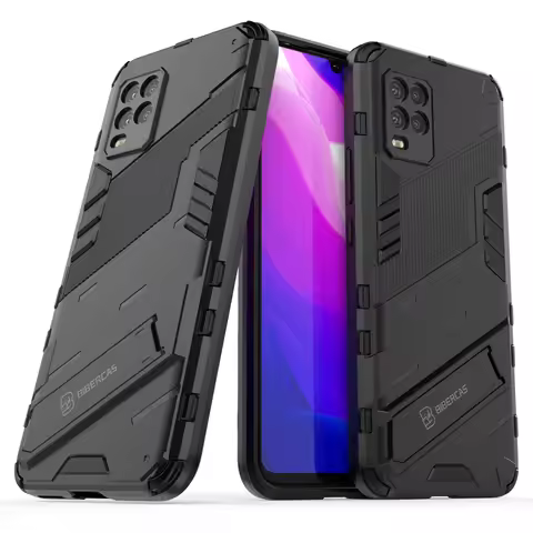 Phone Holder Case For Xiaomi Mi 10 Lite Case Bumper Armor Full Cover For Xiaomi Mi 10 Lite 5G Case F
