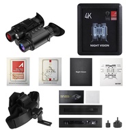 4K Night Vision Goggles 8X Digital Zoom 600m Night Vision Binoculars Head-Mounted Infrared NVG Tacti