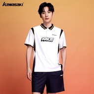 Kawasaki Professional Polo-T-shirt Badminton Sports T-shirt Women's Sweat-wicking Quick Drying Breat