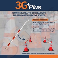 Retractable Safety Cone Bar Expandable Traffic Cone Bar Safety Cone Barrier Expandable Cone Pole