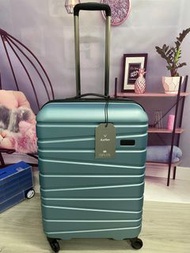 款靚盡在fashiontrade：英國Antler 湖藍色26吋可擴展行李箱旅行箱 Antler 26 inch lake blue expandable lugguage 67 x 45 x 25cm
