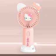 Gratis Ongkir - Kipas Angin Mini Karakter Lucu / USB Rechargeable Portable Fan
