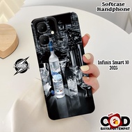 INFINIX SMART 10 2025 Case Softcase INFINIX SMART 10 Latest Silicone Pro Camera Fashion Case Drink C
