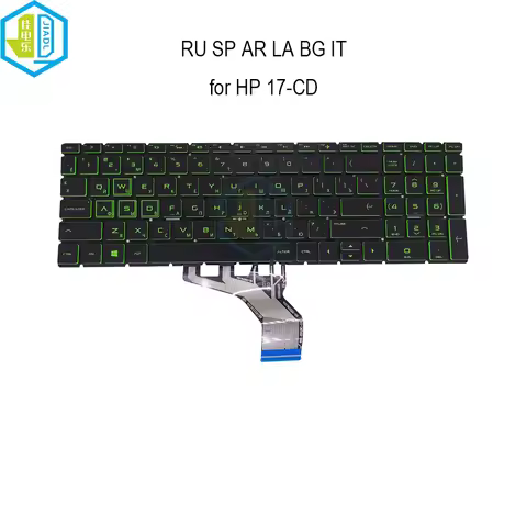 Spain Russian Backlit Keyboard For HP Pavilion Gaming 16-A 17-CD 15-EC 16-A0000 17-CD000 Arabic Lati