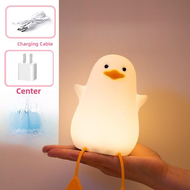 【More Suitable】 Night Light Ice Cream Duck Bedroom Sleep Baby Feeding Ambient Light Creative Bedside