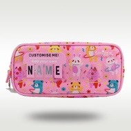 Australia smiggle children's pencil case girl cute kawaii clutch bag pink bear school supplies storage bags