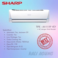 AC SHARP 1 PK | AH X 9 VEY | INVERTER + PASANG