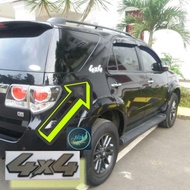 4x4 Stickers for Fortuner Cars (unit)