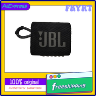 FKYRT 100% JBL ของแท้ GO3ไร้สายลำโพงบลูทูธโก3พกพามินิกลางแจ้งซับวูฟเฟอร์กลางแจ้งเสียงเบสบริสุทธิ์พร้อมไมโครโฟนความละเอียดสูง RJHEY