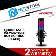 HYPERX QUADCAST S USB MICROPHONE RGB LIGHTING (BLACK) - 4P5P7AA