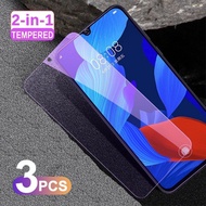 3PCS Purple Light Tempered Protective Film For ViVo 1901 Full Coverage Anti Blue Light Ray Screen Pr