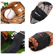 ALANFY Baseball Glove Wrap Band, Elastic Practical Design Baseball Glove Strap, Maintenance Black Lo