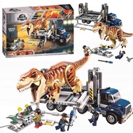 lego ninjago lego brick Suitable for Lego Jurassic Dinosaur Tyrannosaurus Rex Transporter 75933 Tyra