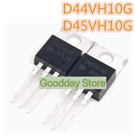 1-5PCS D44VH10G D45VH10G Direct Insertion TO-220 NPN Power Crystal Pairing Tube Transistor D44VH10G 