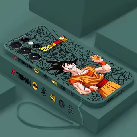 Son Goku Dragons Balls Cover For Samsung S26 S25 Edge S24 S23 S22 S21 S20 Ultra Plus Lite Liquid Lef