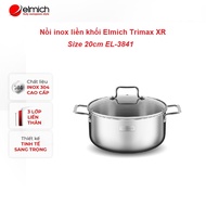 Elmich Trimax XR EL-3841 high-quality 3-bottom 304 stainless steel pot, size 20cm