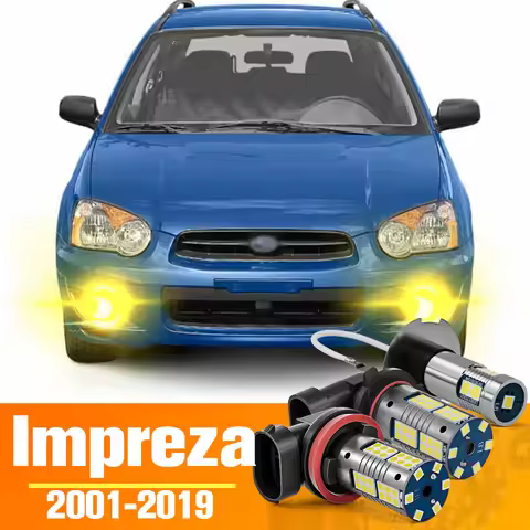 2x LED Fog Light For Subaru Impreza GG GD GR GH G3 GE GV GP GJ GT Accessories Bulb 2001-2019 2011 20