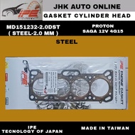 MD151232-2.0-DST(STEEL 2.0MM-3 LAYER) PROTON SAGA ISWARA 1.5 12V 4G15 100% NEW ORIGINAL IPE MADE IN 