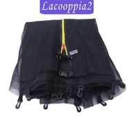 [Lacooppia2] Trampoline Net Accessory Breathable Protection Enclosure Net for 6 Poles