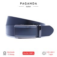 Men's cowhide belt, high quality Miu cowhide men's belt PG-B3TG509C with automatic buckle