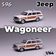 596 1/64 JEEP Wagoneer Retro off-road vehicle Diecast car Car Model Simulation Alloy Diecast Car Chi
