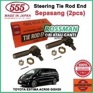 TOYOTA ESTIMA ACR50 GGH20 JAPAN ORIGINAL 555 STEERING TIE ROD END