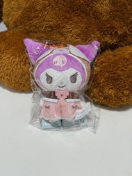 SEGA 景品 酷洛米 Kuromi 粉色洋裝 迷你 絨毛 吊飾 娃娃 全新