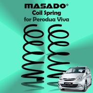 MASADO Perodua Viva 660 850 1000CC Coil Spring Front (Depan) / Rear (Belakang) (2 Pieces)