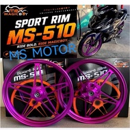 MAGIC BOY LC135 FI V8 SPORT RIM MS-510 MATT PURPLE KILAT UNGU SPORTRIM LCV8 LC 135 FI V8 FG505 FG511