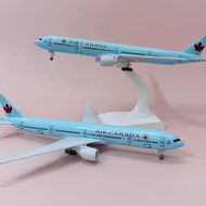 Canada Air aircraft model with beautiful standard 20cm wheels