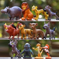12Pcs The Lion King Simba Action Figure Anime Animals Cartoon Toys
