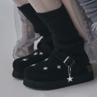 OTZ x LOFA黑色星星刺繡厚底鞋🔥