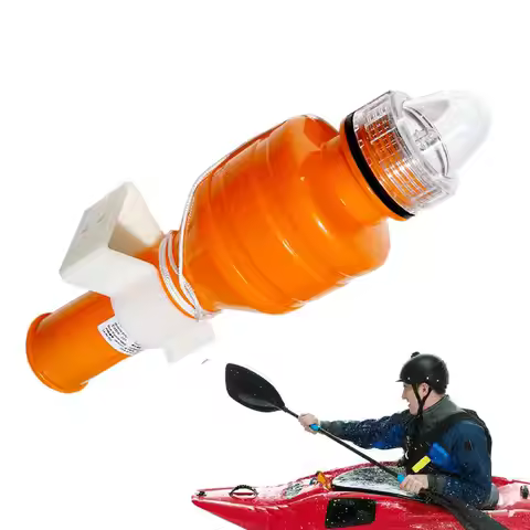 Lifebuoy LED Light Boat Flares High-visibility Flashing Self Lighting Warning Lamp Offshore Position
