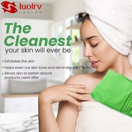 LUOLRV Shower Bath Scrub Glove, Portable Simple Bath Glove,  Coarse Grain Body Scrub Glove Adults