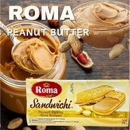 Indonesia Roma Peanut Flavor Sandwich Butter Biscuit 189g