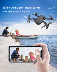 E99pro2 Rc Drone 1080P 4k HD Camera WiFi Fpv Drone Dual Camera Quadcopter Real-time Transmission Helicopter Toys Birthday Gift Channels Aircraft Drone Helicopter Toy Easy Adjust Frequency Drone With Camera And Video HD