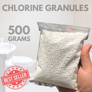 CO MNL - 500g Chlorine Powder for Disinfectant / Chlorine Granules for Swimming Pool / Calcium Hypochlorite for Water Treatment / Bleaching Agent for Cleaning Clothes / Also for Disinfecting Door Mat / Bleaching Sanitize Sterilize Repacked