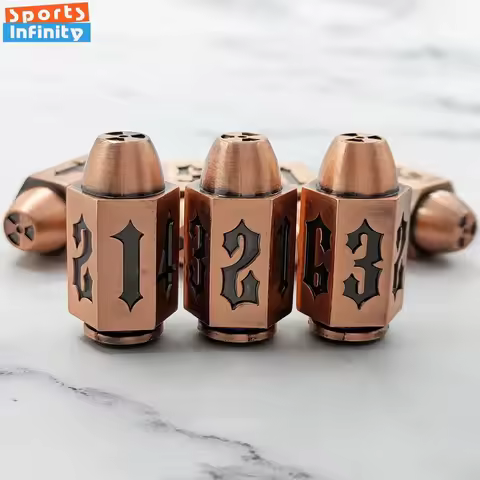 1Pc Bullet Dice Set,Metal Polyhedral Dice for Dungeon and Dragons RPG Dice Set for D&D Role Playing 