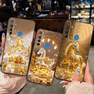 Realme C3 / 5 / REALME 5I / Realme Q / REALME 5 Pro / REALME C3 case printed with lucky horse image