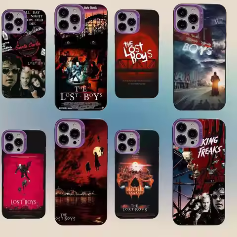 Movie L-Lost B-Boys Phone Case For iPhone 16,15,14,13,12,11,Mini,Pro,SE,MAX,plus,Purple Matte Silico