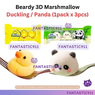 (Halal) Beardy 3D Marshmallow Duckling / Panda 30g LOOSE   Viral Candy Peeps So Fluffy