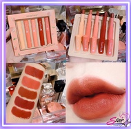 Hengfang sweet peach set  ลิปสติกเซต 5 แท่ง