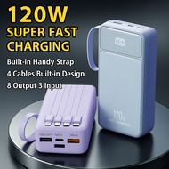 80000mAh/60000mAh 120W Powerbank Full Capacity 4 USB Charge Ports Fast Charging Power bank LED Digit
