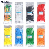 MUNDAN 100pcs Cable Tag Easy Mark Tag Labels Markers Mesh Wire Marker Colorful Tag